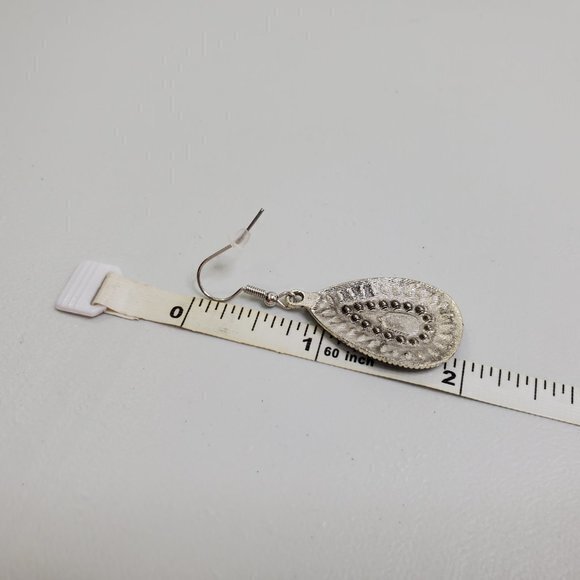 Rainbow‎ Earrings Teardrop Dangle Drop Rhinestone S - Picture 7 of 8